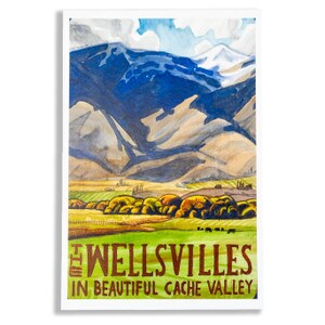 POSTCARD WELLSVILLES LIESL CANNON